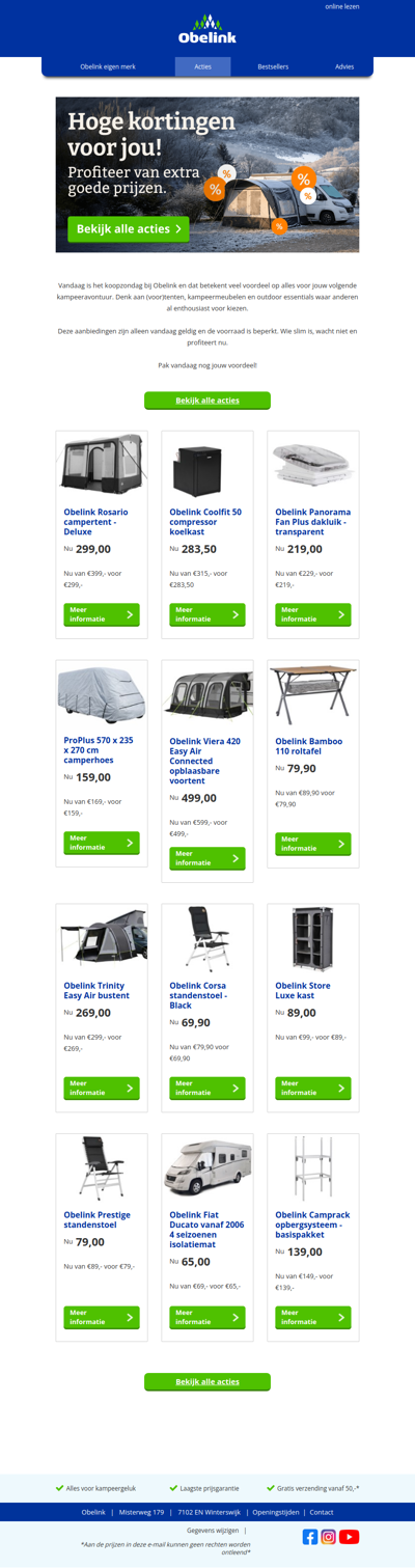 Koopzondag: hoge kortingen voor jou...