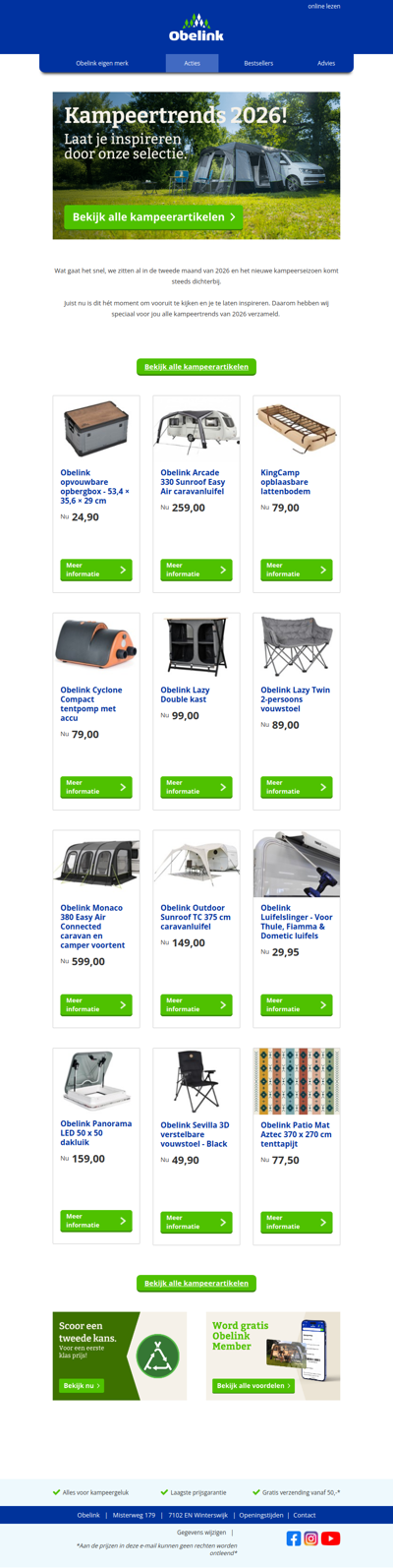 Ontdek de kampeertrends van 2026 🚐