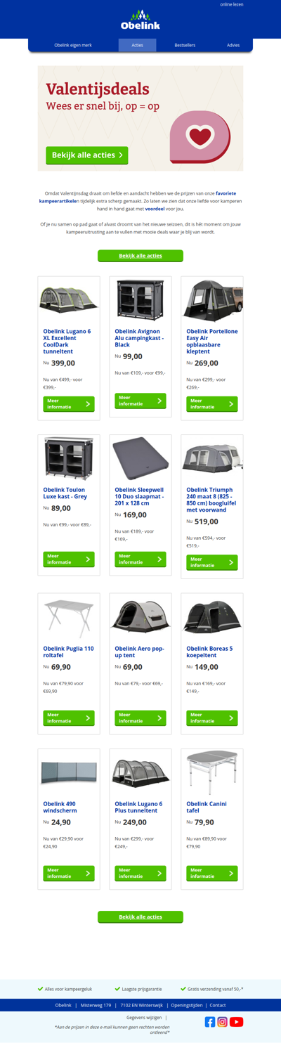 ❤️ Valentijsdeals ❤️