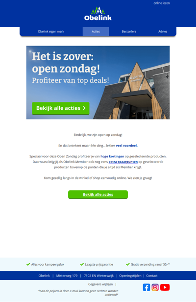 Het is zover: open zondag!🎉