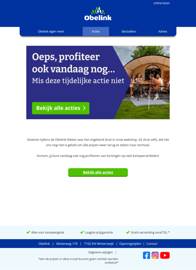Oeps, profiteer ook vandaag nog...