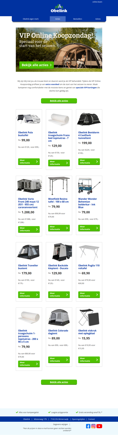 VIP Online Koopzondag.