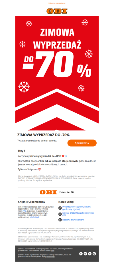 💥 ZIMOWA WYPRZEDAŻ do -70% właśnie wystartowała! ❄️