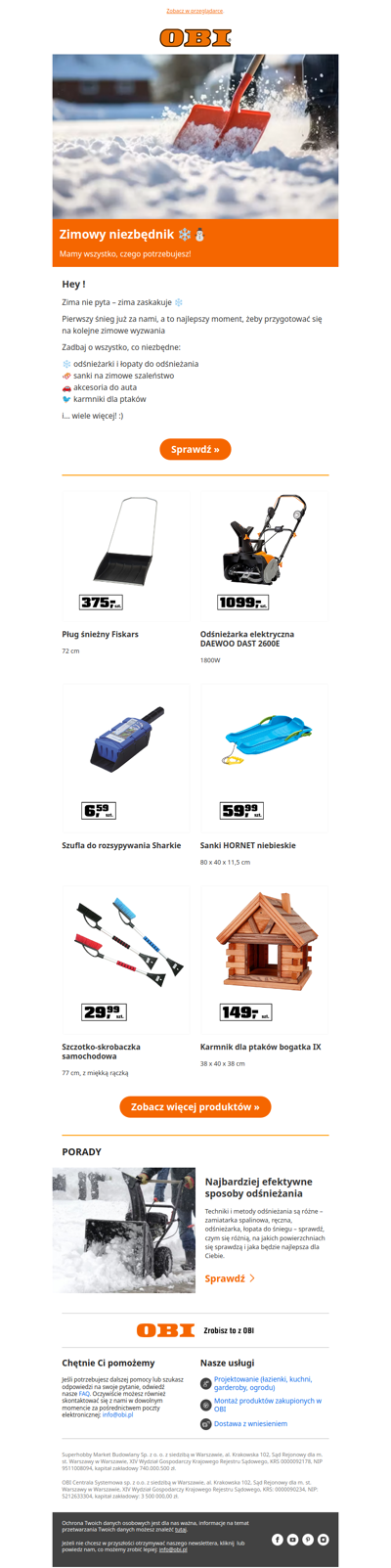 Śnieg za oknem? Mamy na to sposób ❄️⛄️