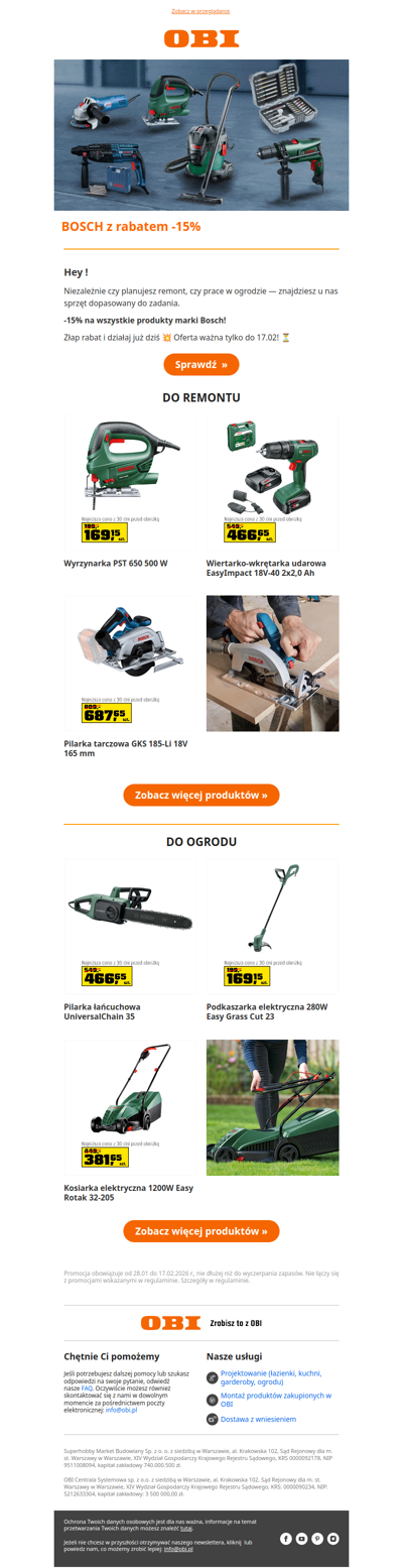BOSCH z rabatem -15% 💥