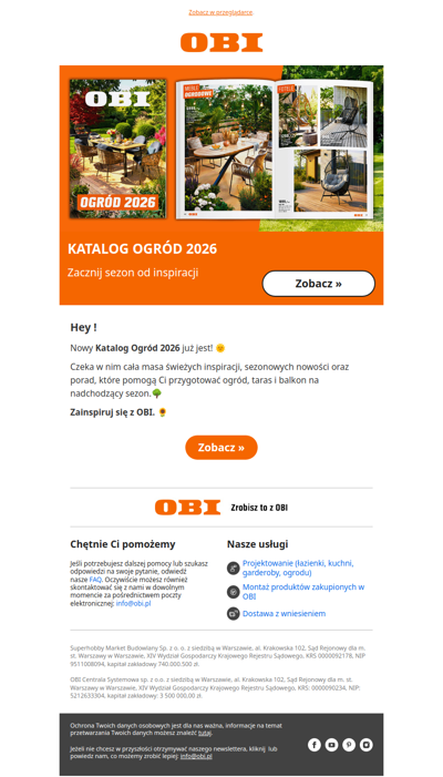 JUŻ JEST! Katalog ogród 2026! 🌼