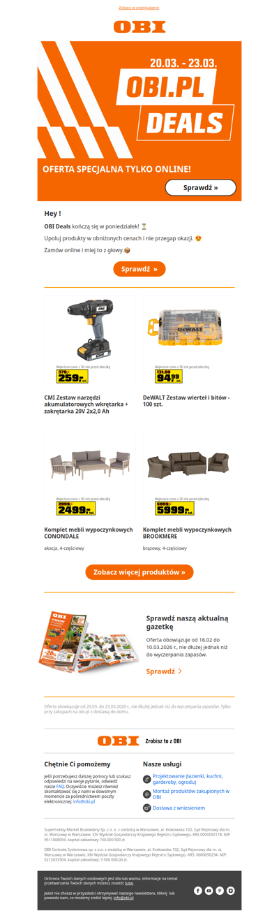 Wybrane produkty w wyjątkowych cenach.🤑