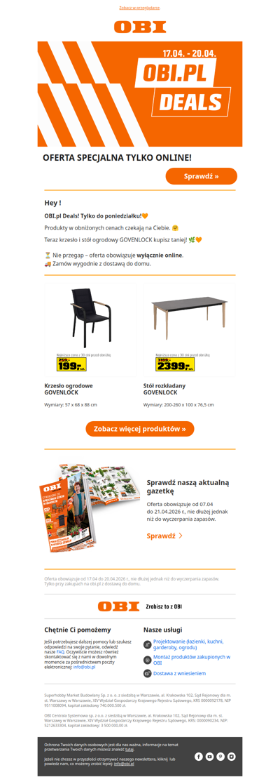 Złap okazję, tylko online! 🤩