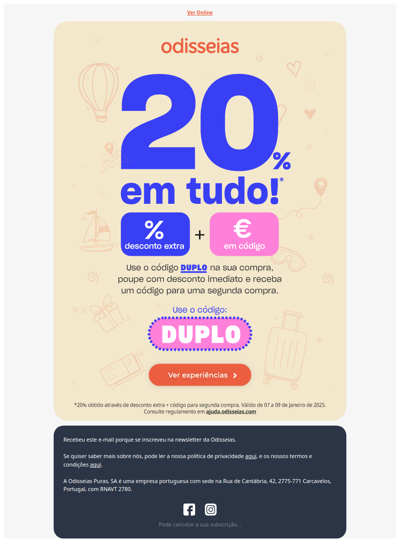 🚨 ATENÇÃO 🚨 Tudo com -20%