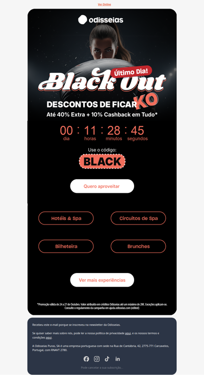 Neste Email: Até -40% e 10% cashback 🤑