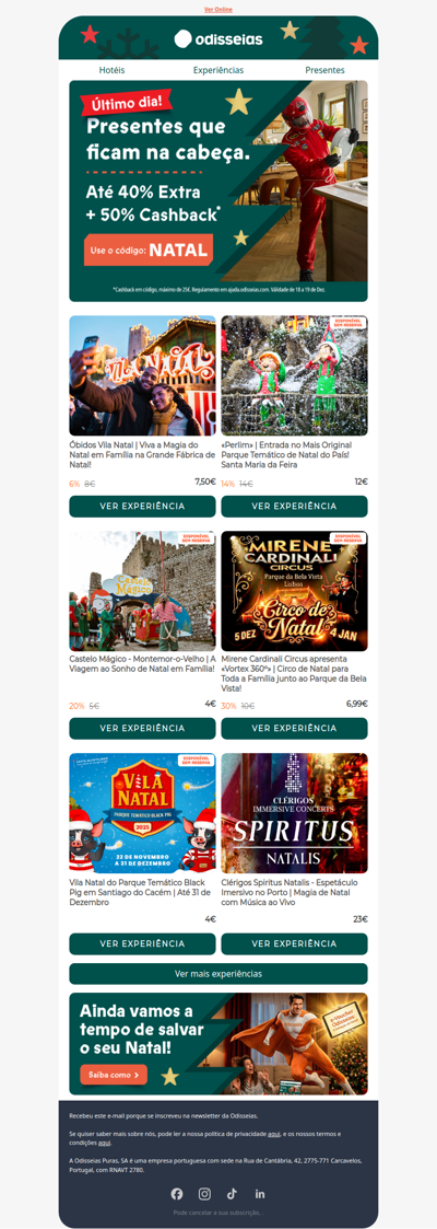 Óbidos Vila Natal, Perlim e outros planos Natalícios 🎅