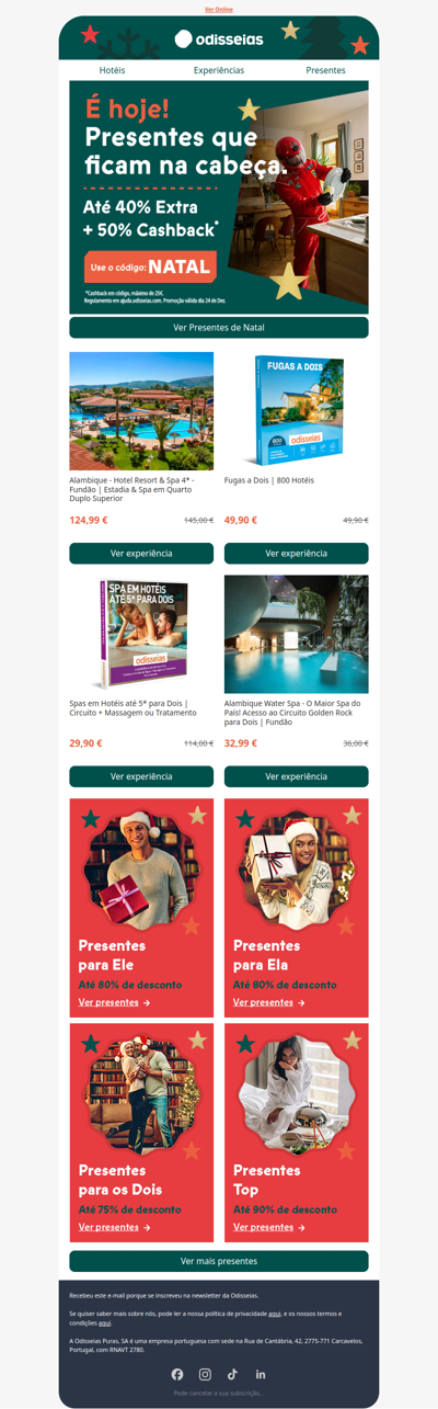 Prendas de última hora? Em segundos no Email! ✨