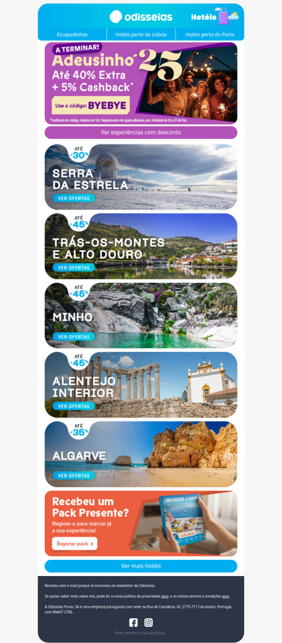 🚀 Novo ano, novos destinos