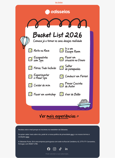 Guarde isto: ideias para um 2026 em grande