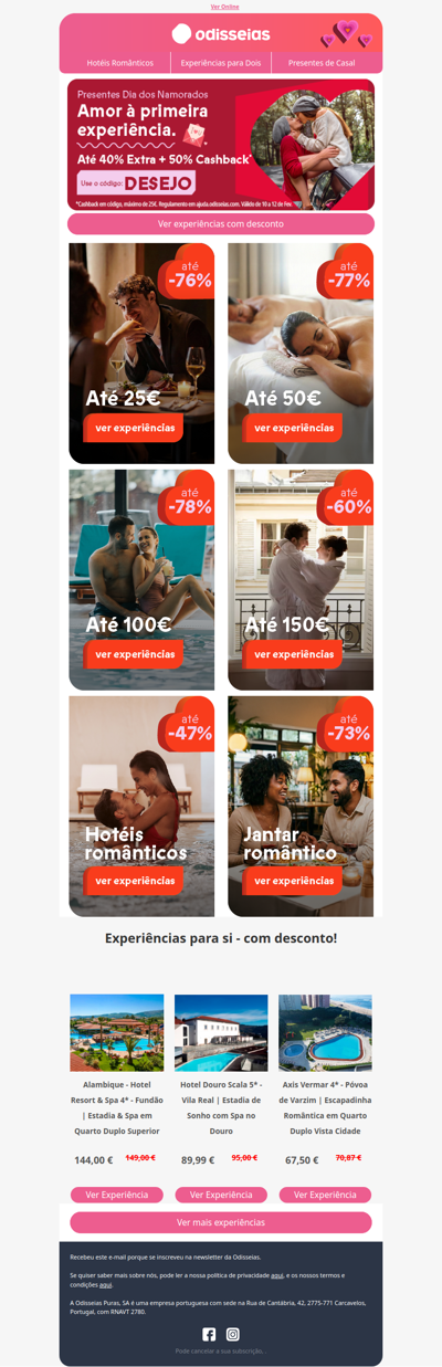 Comece o mês de Fevereiro a poupar 🤑