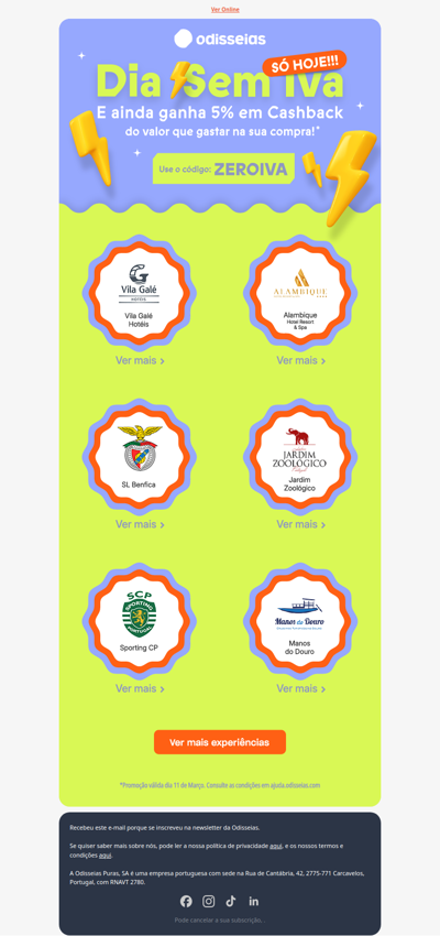 Escolha o que quiser » Nós oferecemos o IVA!