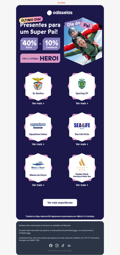 SLBenfica, Sporting,...com desconto Duplo!