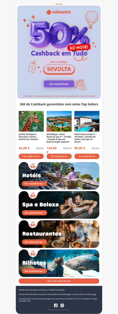 Com este email pode ganhar até 20€ 💸