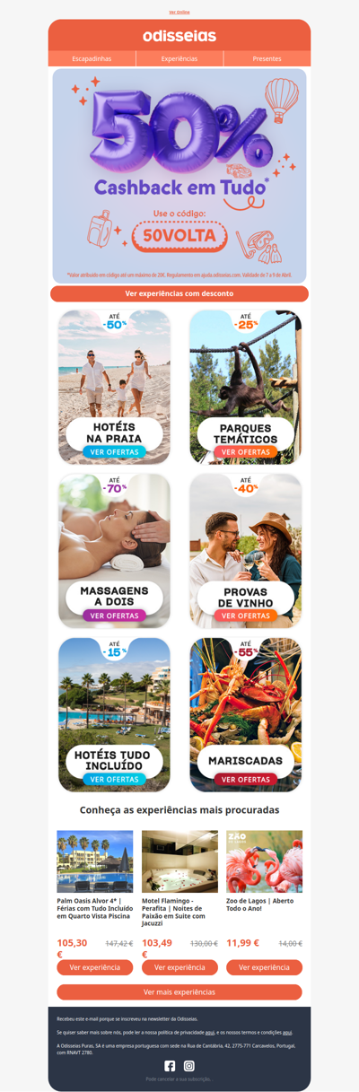 Compre hoje e ganhe até 20€ 🤑