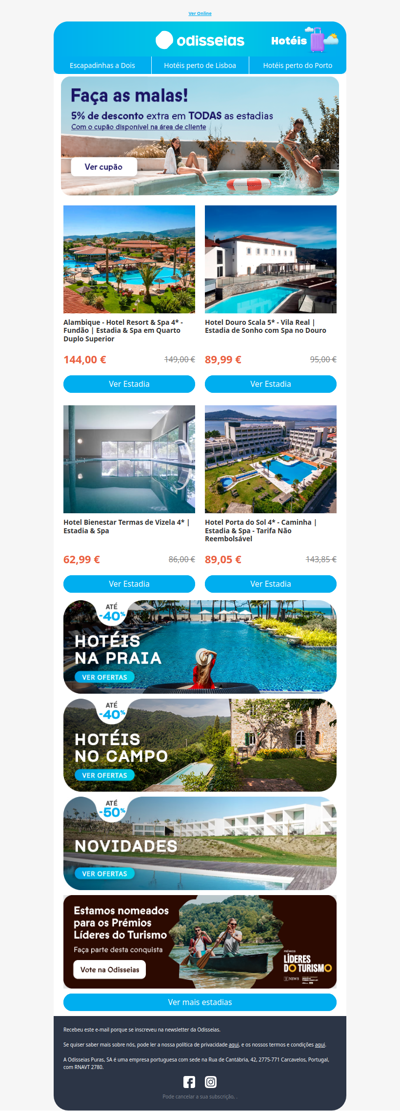 STOP SCROLLING - uma estadia à sua espera!