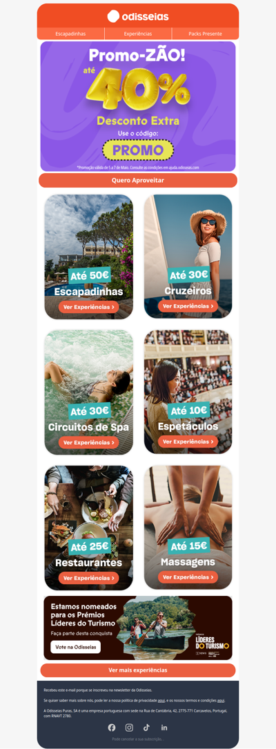 Comece o mês de Maio a poupar 🤑