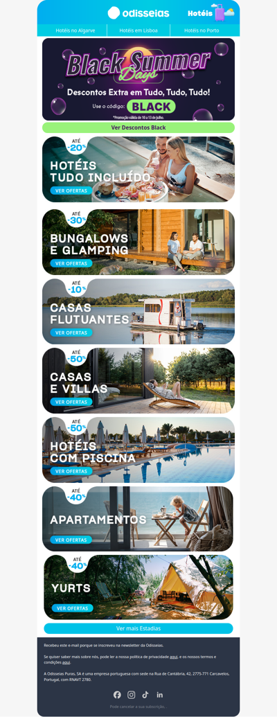 Já sabe onde quer passar as Férias? 🌴