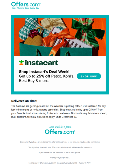 Shop Instacart’s Deal Week Now!