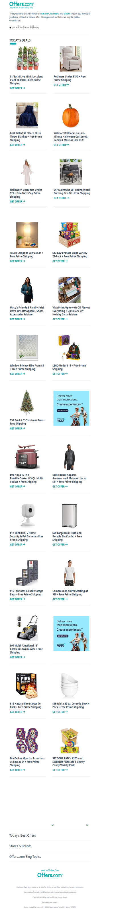 $1 Live Succulents | $47 Fire Pit | LEGO Under $15