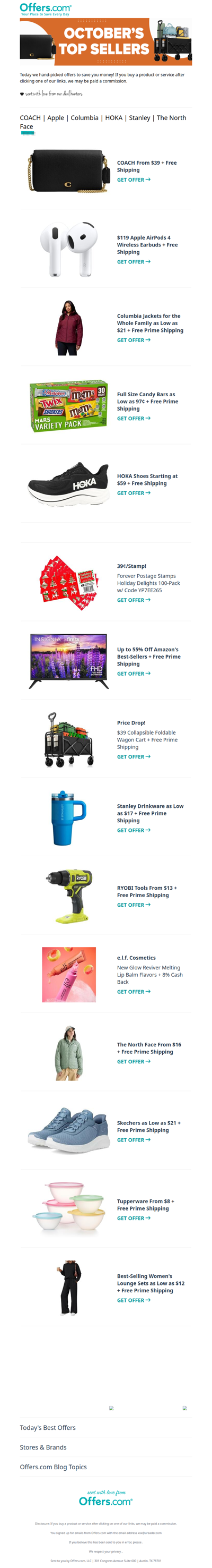 The Best of October: Top Sellers Just for You!