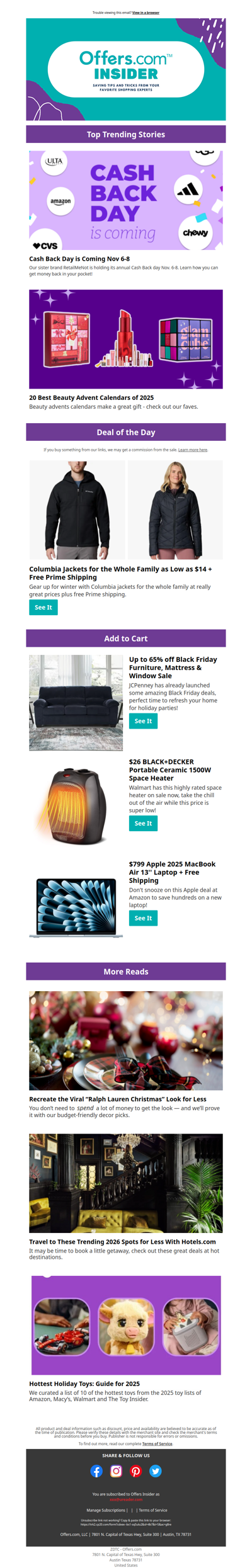 Save Big on Columbia, Apple & Early Black Friday Picks from JCPenney