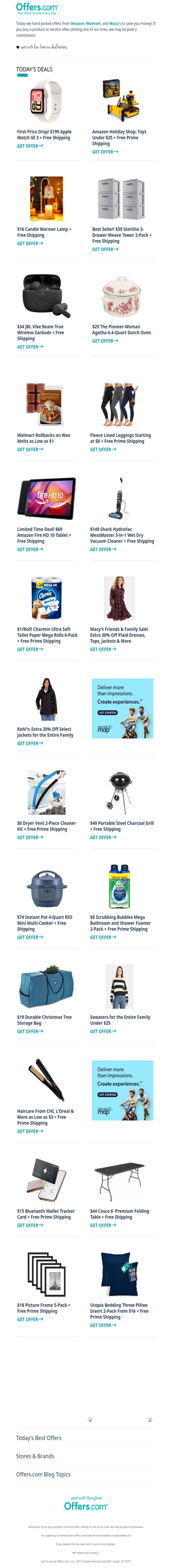 $1 Charmin TP | $199 Apple Watch SE 3 | Wax Melts From $1