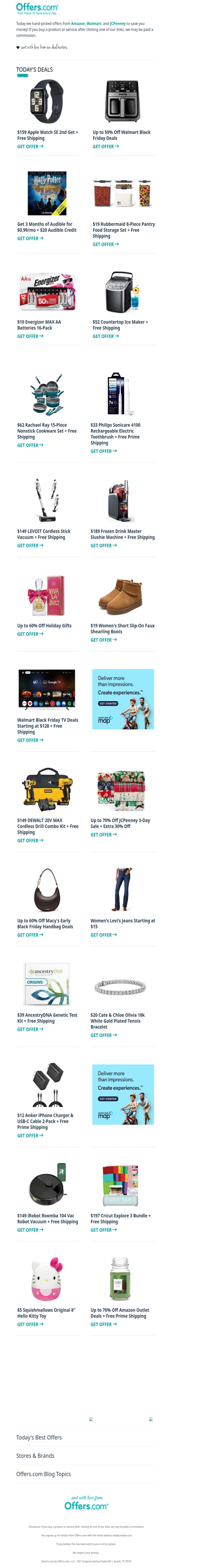 $159 Apple Watch | $52 Ice Maker | $33 Philips Sonicare Toothbrush