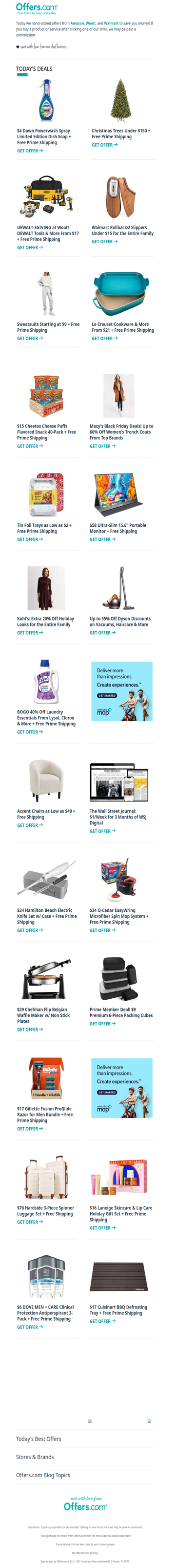 $4 Dawn Powerwash | Dyson Discounts | Le Creuset From $21