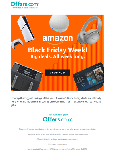 LIVE NOW: Amazon Black Friday Deals Are Dropping!