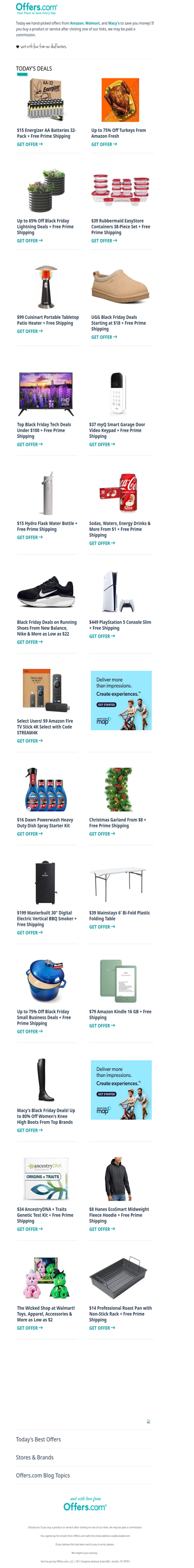 UGG From $18 | $15 Energizer AA 32-Pack | $449 PlayStation 5