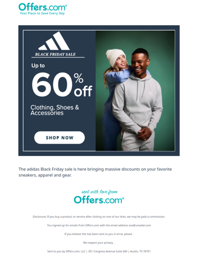 The adidas Black Friday Sale is Live Now!