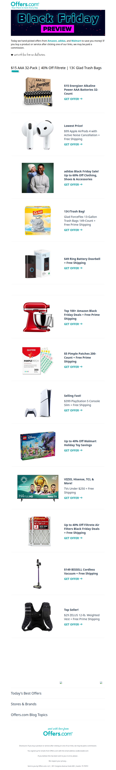 Black Friday Deals Available Now!