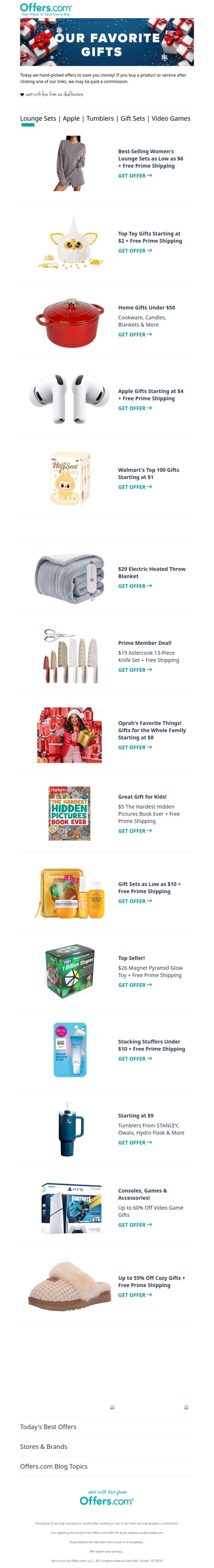 Our Picks for the Top Gifts of the Season!