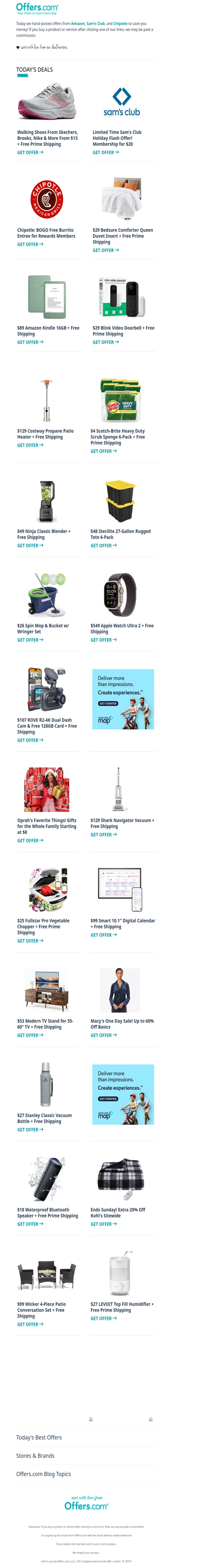 Walking Shoes From $13 | $29 Blink Video Doorbell | Oprah's Favorite Things