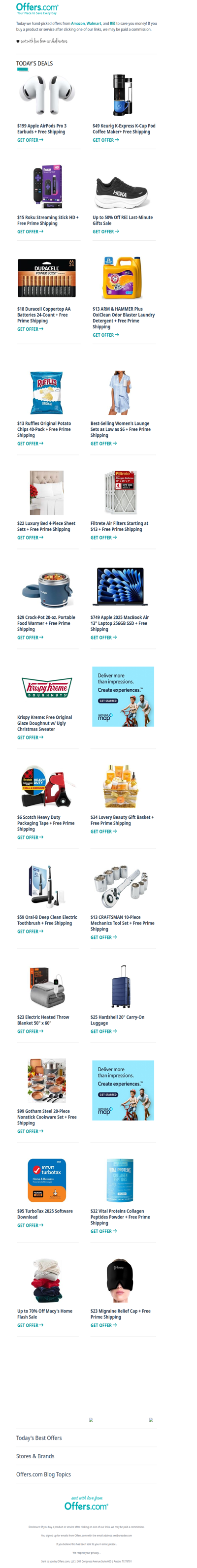 $199 AirPods Pro 3 | Filtrete Air Filters From $13 $ | Lounge Sets From $6