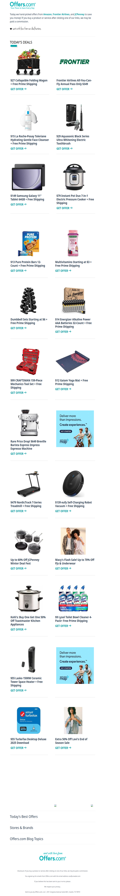 $27 Wagon Cart | Multivitamins From $3 | $15 Energizer 32 AAA Batteries