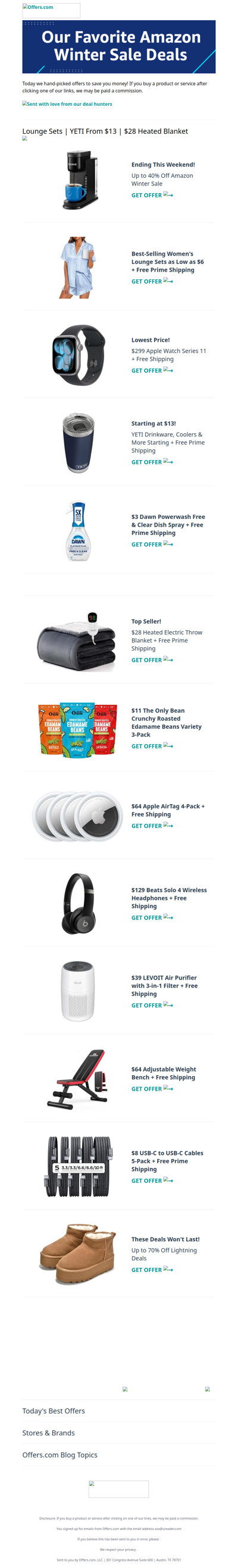 Ending Soon! Grab These Amazon Winter Sale Top Sellers Now