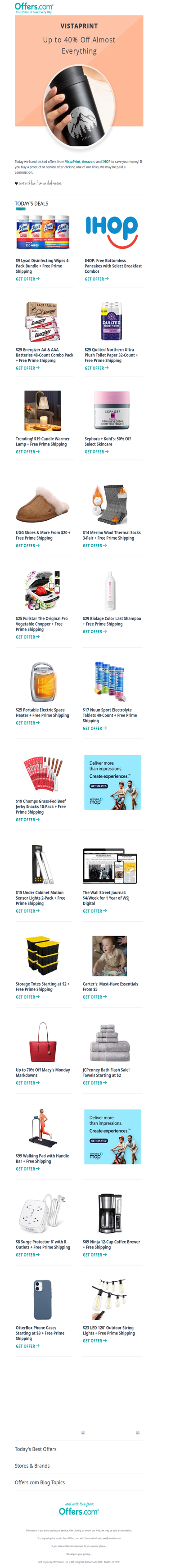 $9 Lysol Wipes 4-Pack | UGG From $20 | $25 Space Heater