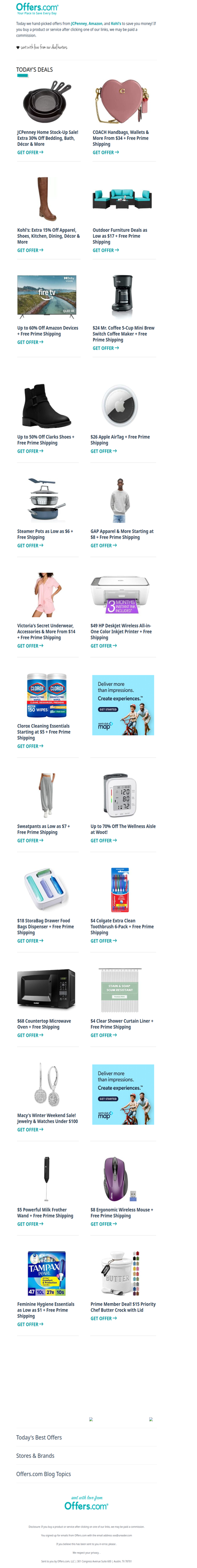 Victoria's Secret From $14 | $26 AirTag | COACH From $34