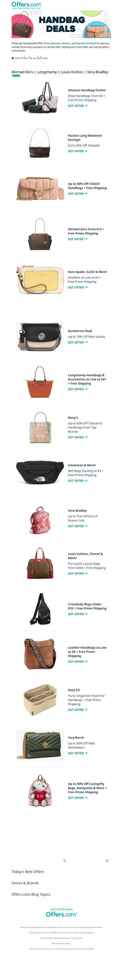 Score the Best Handbag Deals of the Season!