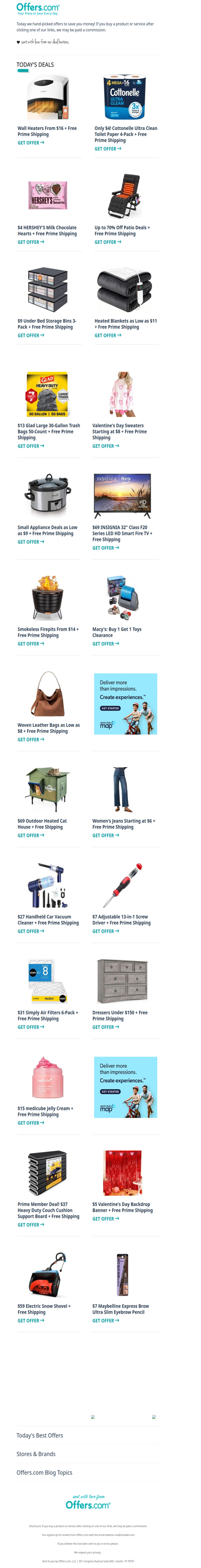 Heated Blankets From $11 | $4 Cottonelle TP 4-Pk. | $69 Smart TV