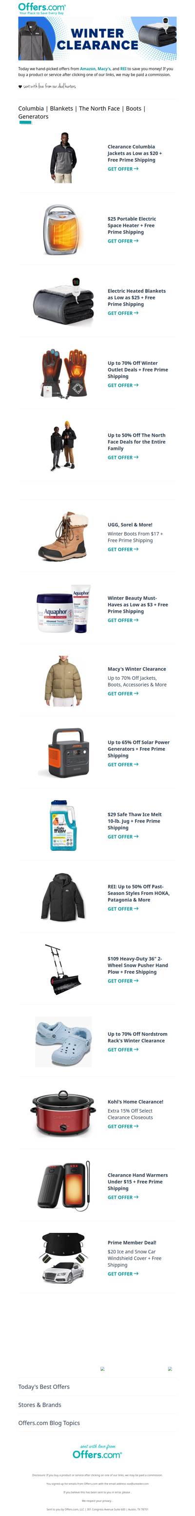 Don’t Miss Out on Winter Clearance Deals!