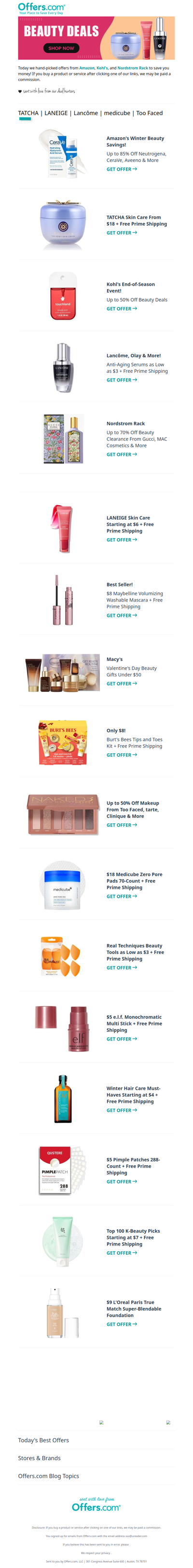 Unpacking This Week’s Beauty Deals