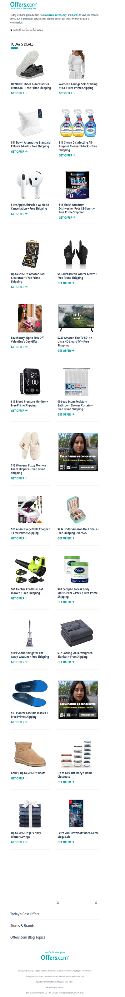 $6 Winter Gloves  | HEYDUDE From $18 | Amazon Tool Clearance | $119 AirPods 4