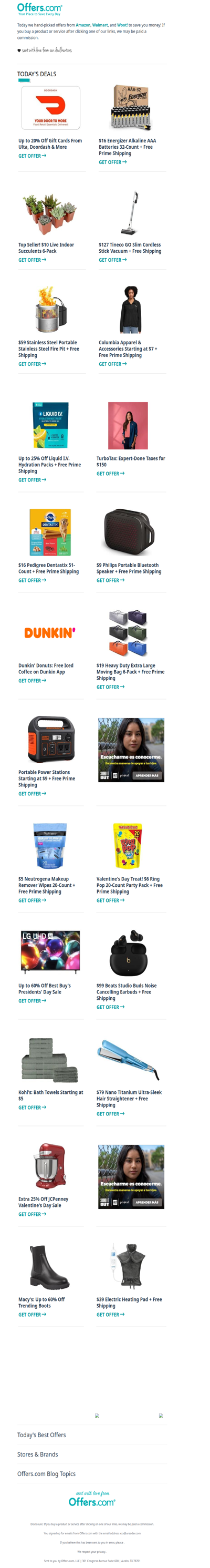 20% Off Gift Cards | 25% Off Liquid I.V. | Portable Power Stations From $9